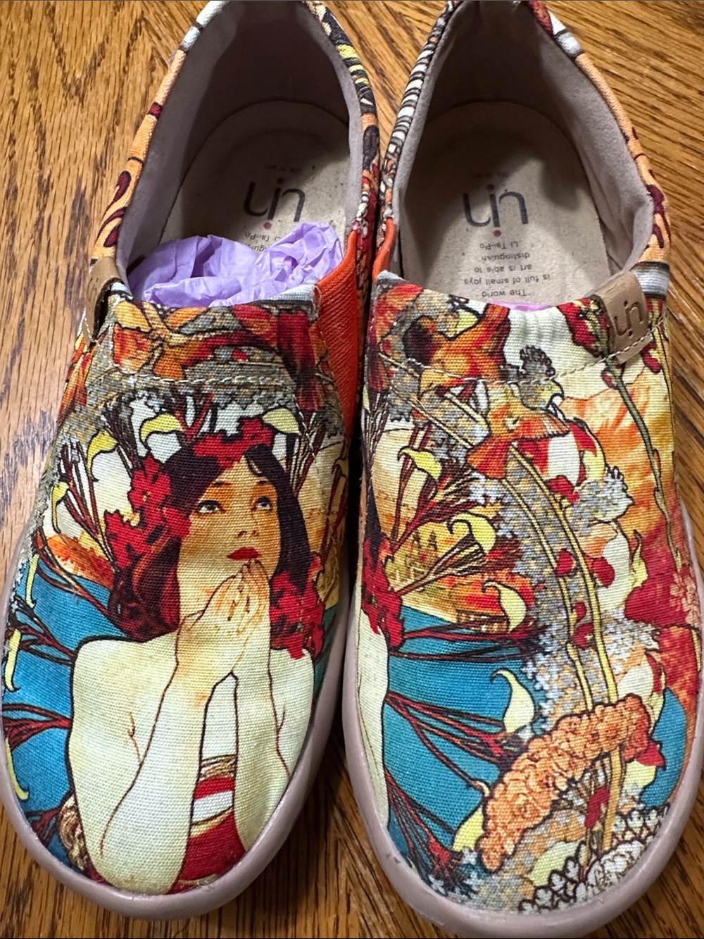 Naturalizer Women's Multicolor Slip-On Art-Print Sneakers